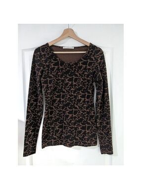 Peruvian Connection | Women's printed pima cotton long sleeve tee